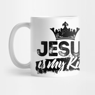 Bible art. Jesus is my King. Mug